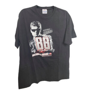 Size LG Vintage Dale Jr. National Guard T-Shirt